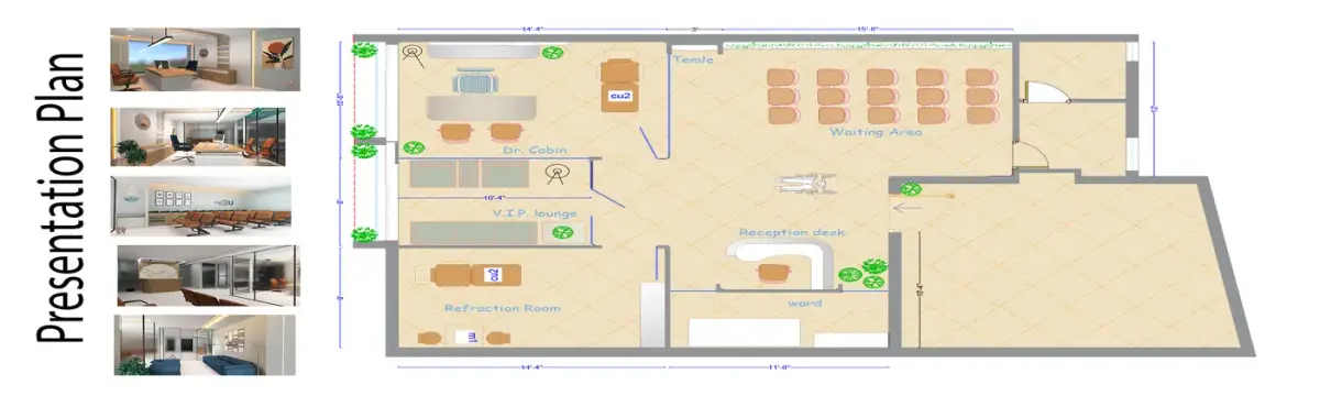 Design execution process — site review and material planning